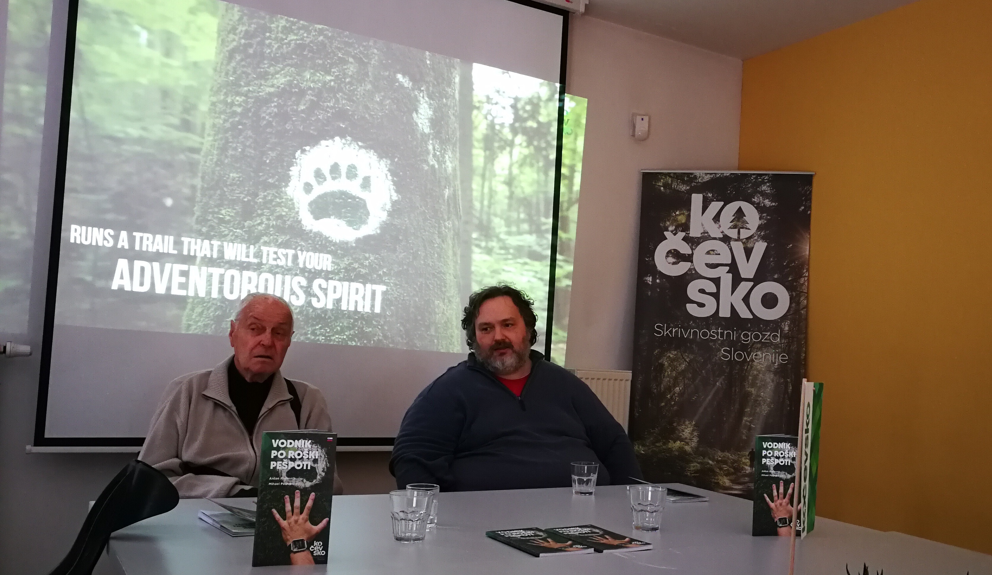 Tiskovna konferenca levo g. Anton Prelesnik desno g. Mihael Petrovic ml.
