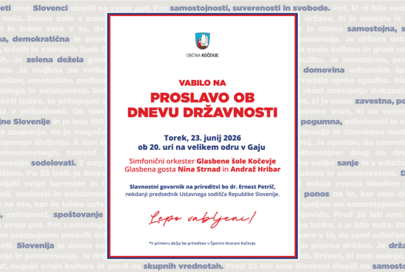 Osrednja občinska prireditev ob dnevu državnosti