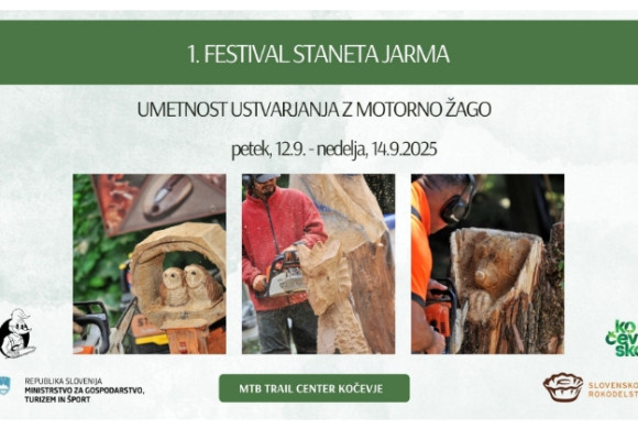 1. Festival Staneta Jarma - Umetnost ustvarjanja z motorno žago